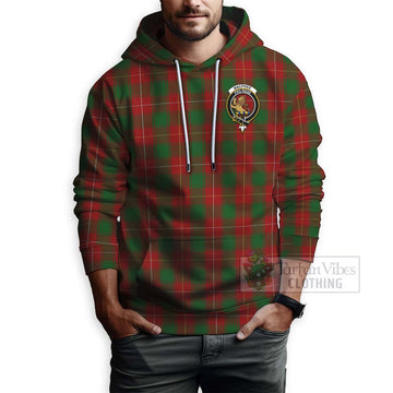 MacPhee (McPhee) Tartan Hoodie with Family Crest and Bearded Skull Holding Bottles of Whiskey - Tartan Vibes Clothing