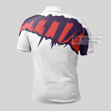 MacPhee (McPhee) Clan Crest Polo Shirt with Retro Sport Style - 2D-tartanvibesclothing