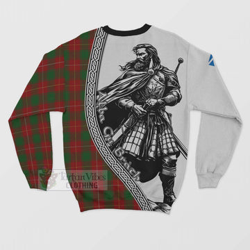 MacPhee (McPhee) Tartan Clan Crest Sweatshirt with Highlander Warrior Celtic Style - Tartan Vibes Clothing