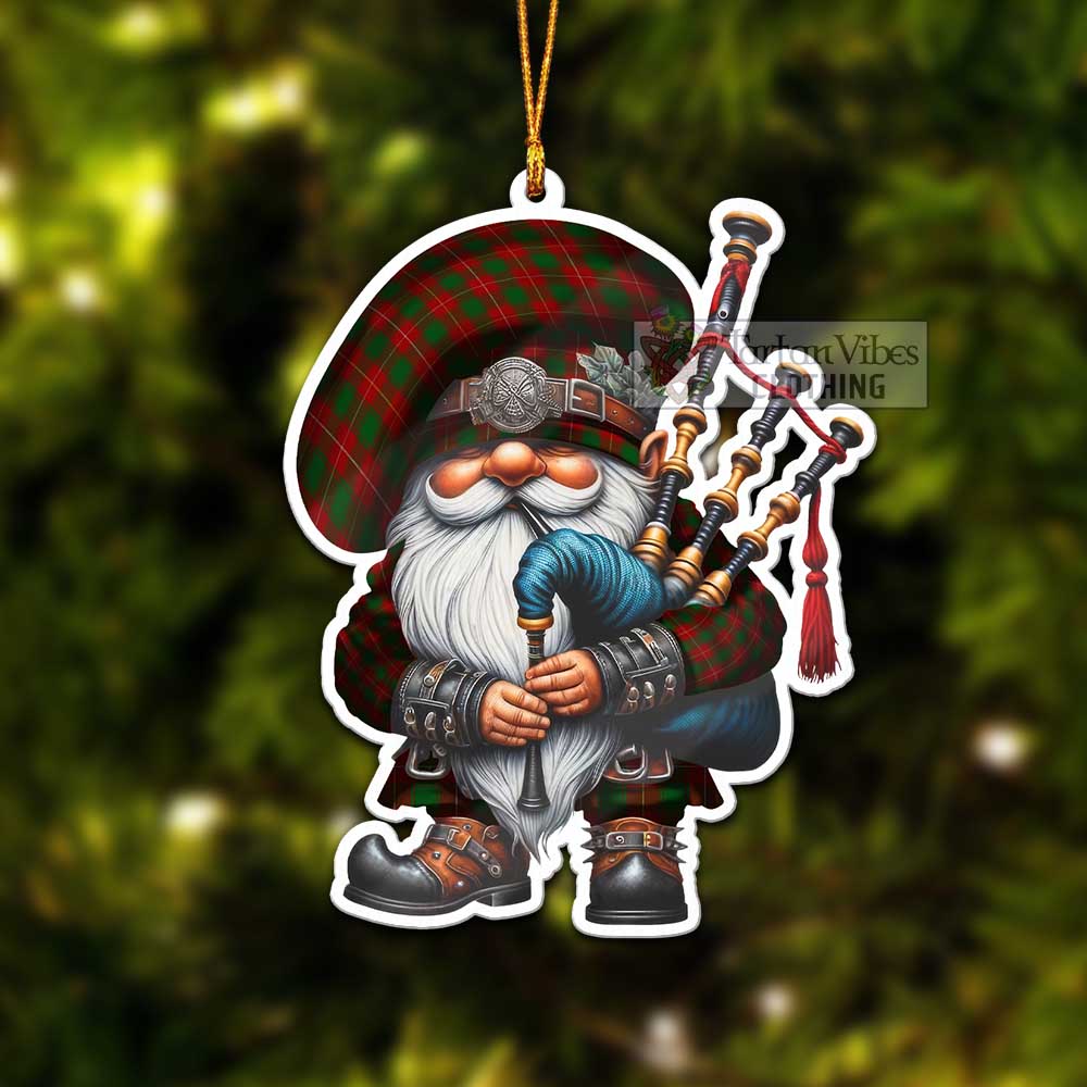 MacPhee (McPhee) Tartan Bagpiper Gnome Christmas Ornament - Tartan Vibes Clothing