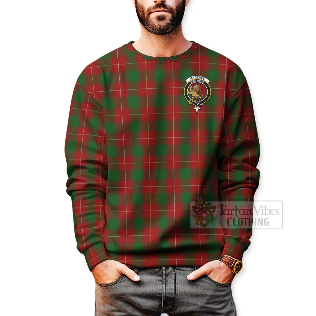 MacPhee (McPhee) Tartan Sweatshirt with Family Crest Celtic Skull Style - Tartan Vibes Clothing