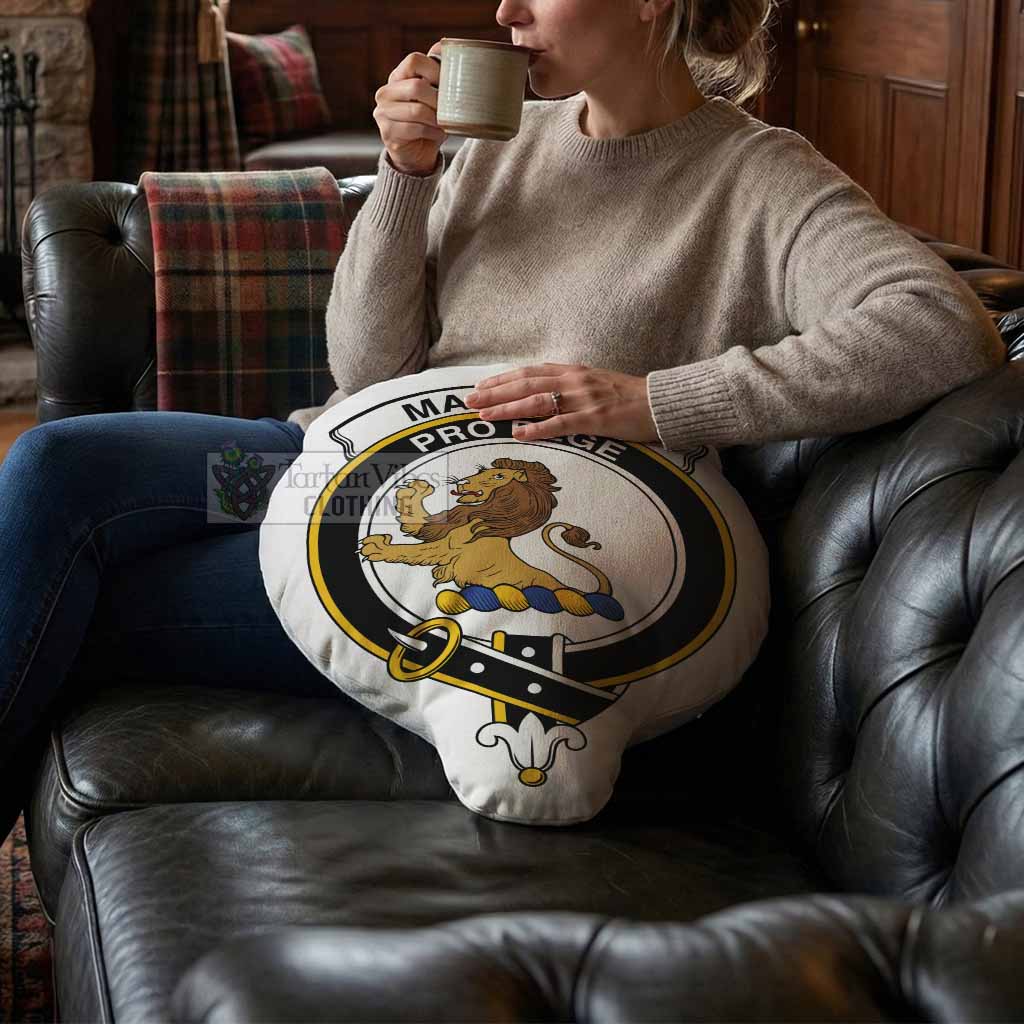 MacPhee (McPhee) Clan Crest Shaped Throw Pillow, Scottish Clan Badge Decorative Pillow - Tartan Vibes Clothing