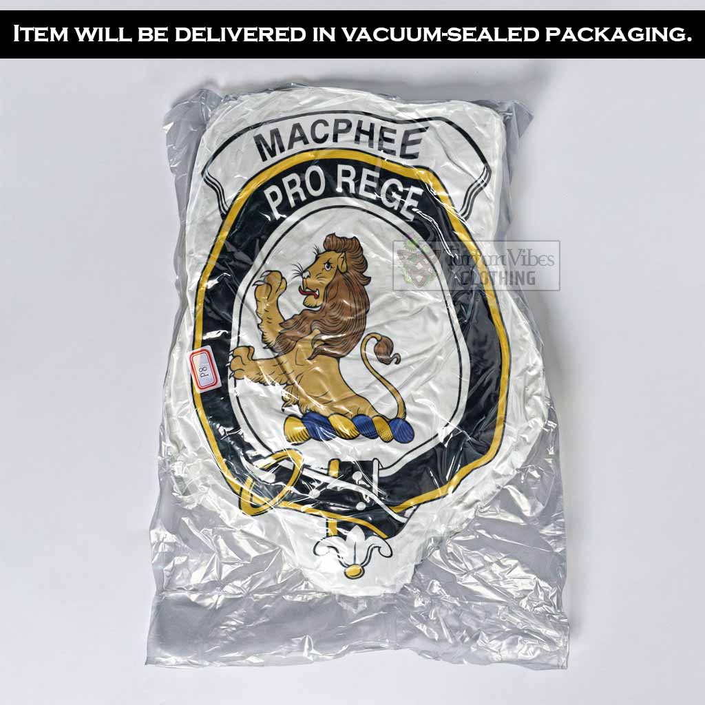 MacPhee (McPhee) Clan Crest Shaped Throw Pillow, Scottish Clan Badge Decorative Pillow - Tartan Vibes Clothing