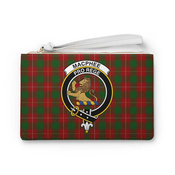 Tartan Vibes Clothing MacPhee (McPhee) Family Crest Tartan Clutch Bag