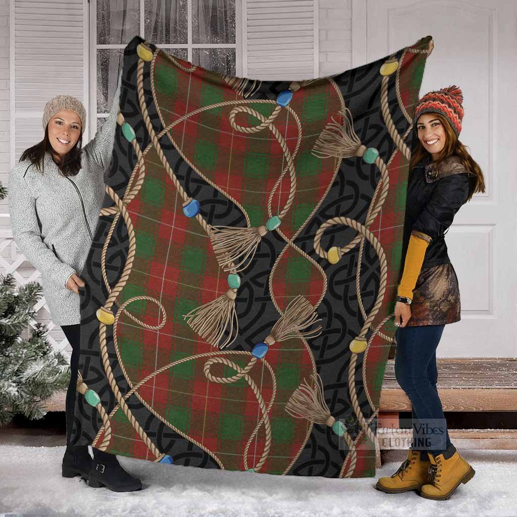 MacPhee (McPhee) Scottish Tartan Twisted Ropes Stylized Blanket - Tartan Vibes Clothing