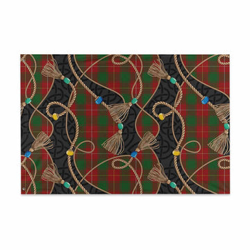 MacPhee (McPhee) Scottish Tartan Twisted Ropes Stylized House Flag