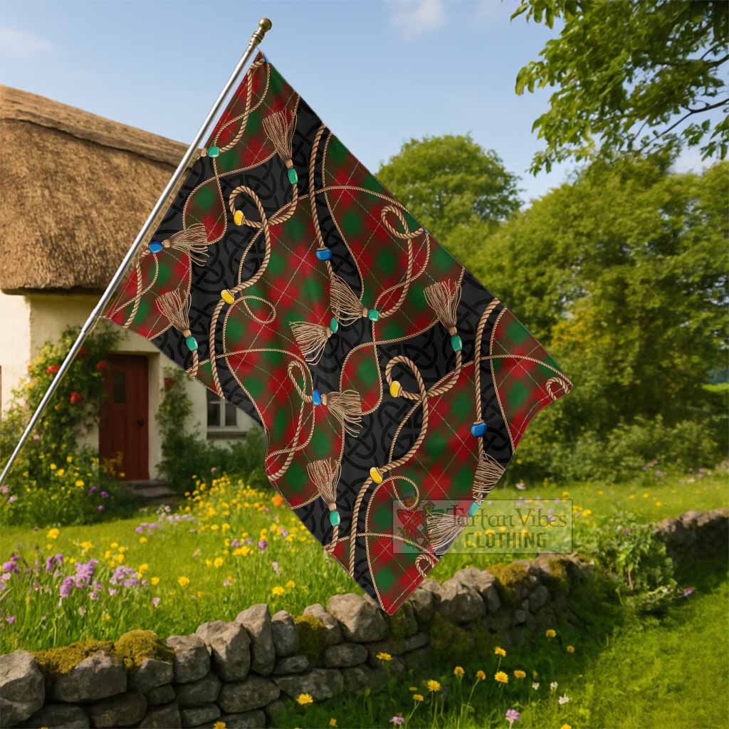 MacPhee (McPhee) Scottish Tartan Twisted Ropes Stylized House Flag - Tartan Vibes Clothing