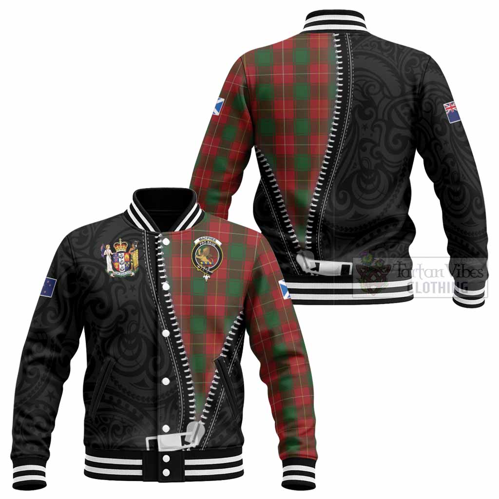 MacPhee (McPhee) Tartan Baseball Jacket New Zealand Pattern Unique Zipper Stylized