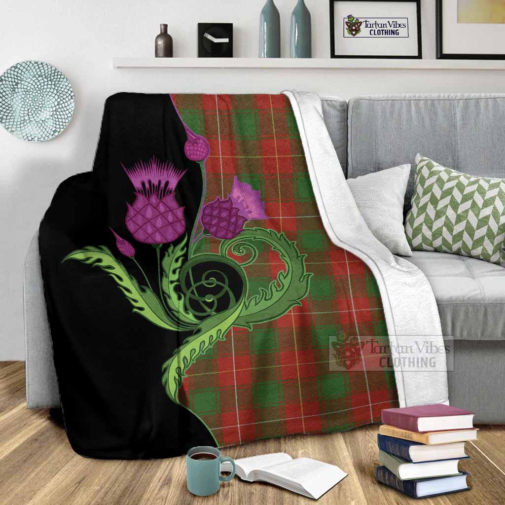 MacPhee (McPhee) Tartan Blanket Traditional Scottish Thistle - Tartan Vibes Clothing