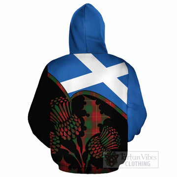 MacPhee (McPhee) Tartan Family Crest Cotton Hoodie Scotland Thistle Floral Flag Style