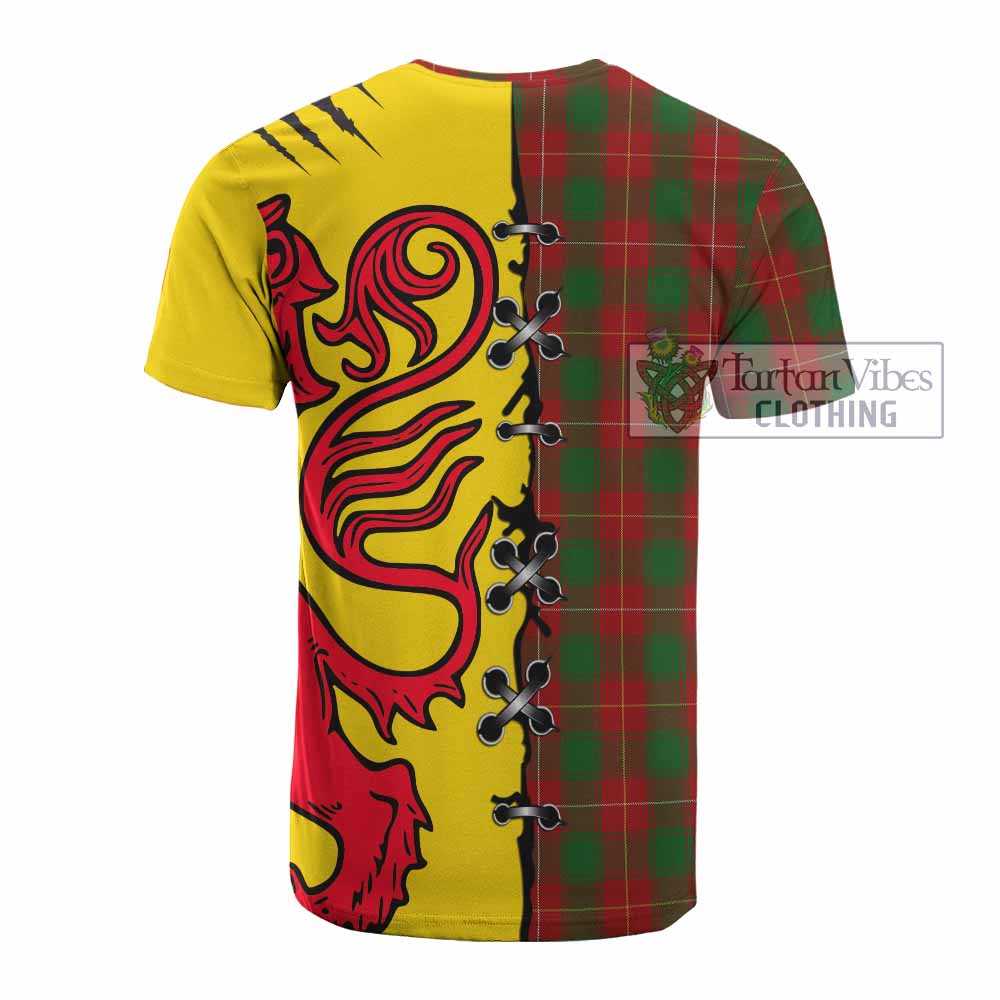 MacPhee (McPhee) Tartan Family Crest Cotton T-shirt Lion Rampant Honor - Tartan Vibes Clothing