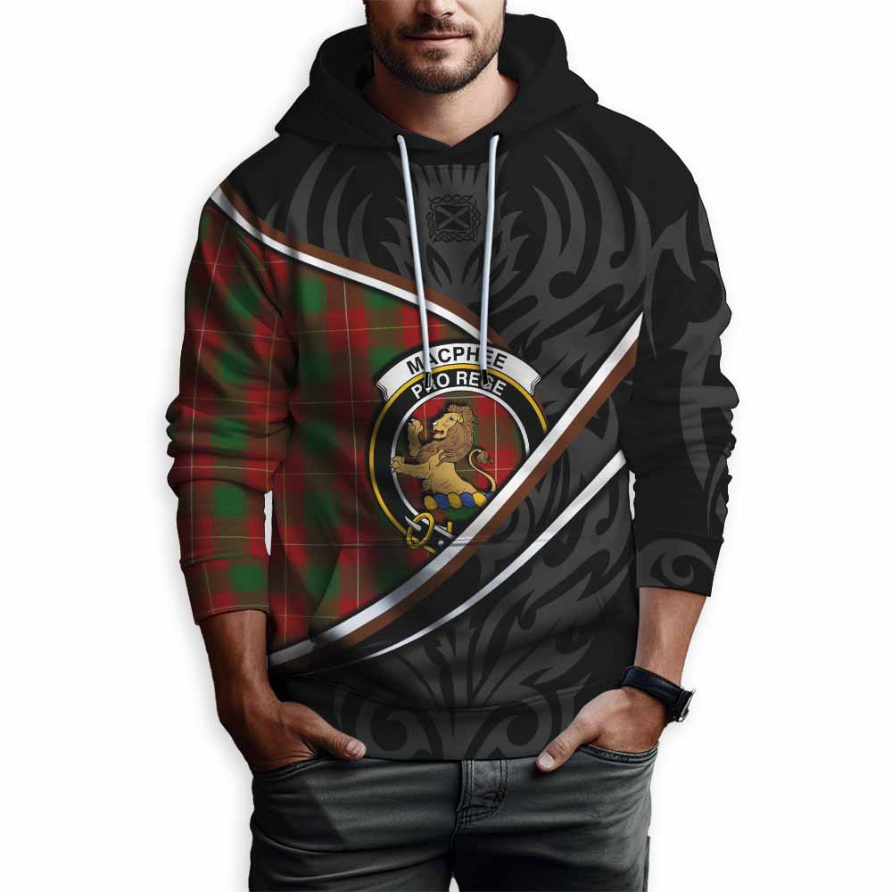 MacPhee (McPhee) Tartan Family Crest Hoodie Celtic Scottish Thistle Floral - Tartan Vibes Clothing