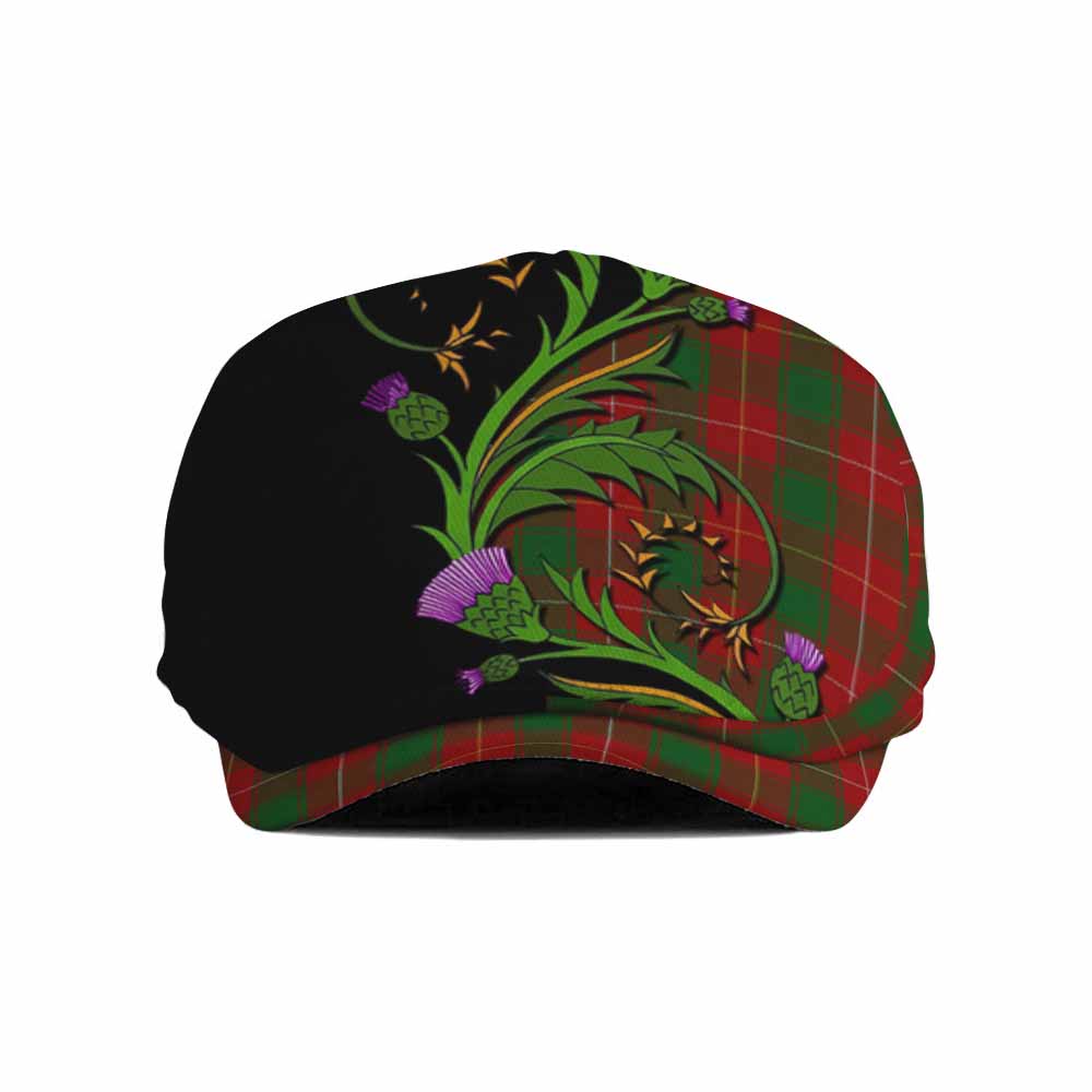 MacPhee (McPhee) Tartan Flat Cap, Jeff Cap Scottish Thistle Pride Heritage Art Flat Cap - Tartan Vibes Clothing