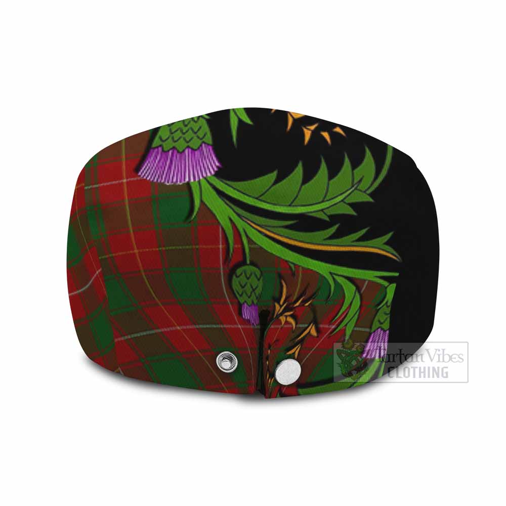 MacPhee (McPhee) Tartan Flat Cap, Jeff Cap Scottish Thistle Pride Heritage Art - Tartan Vibes Clothing