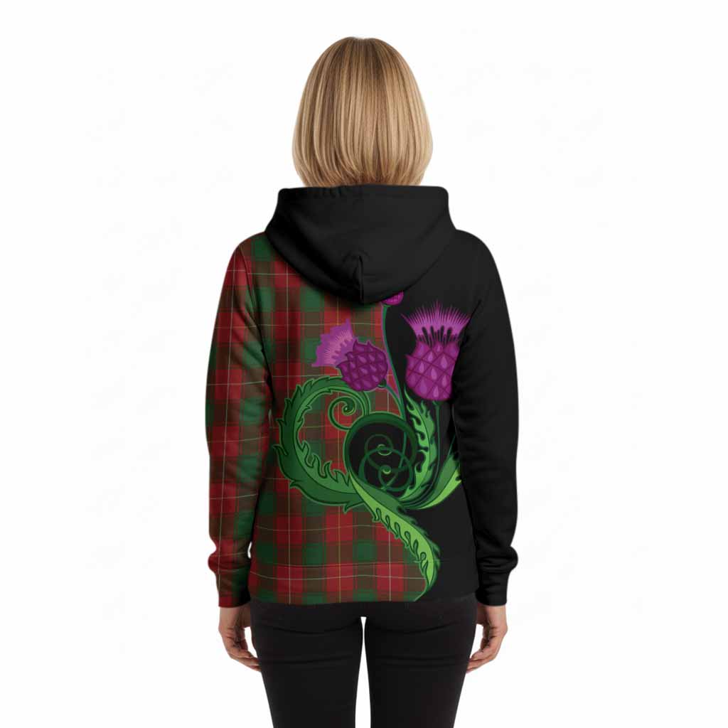 MacPhee (McPhee) Tartan Hoodie Traditional Scottish Thistle