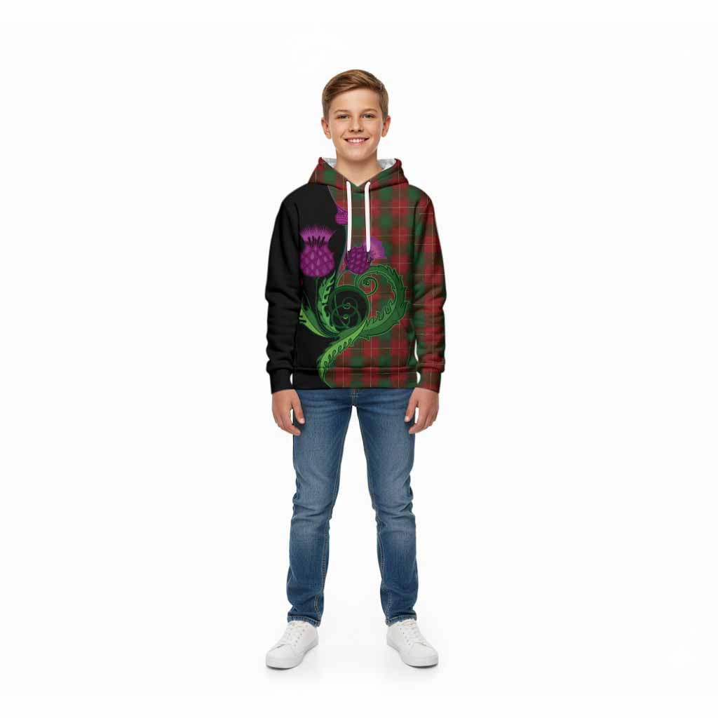 MacPhee (McPhee) Tartan Kid Hoodie Traditional Scottish Thistle
