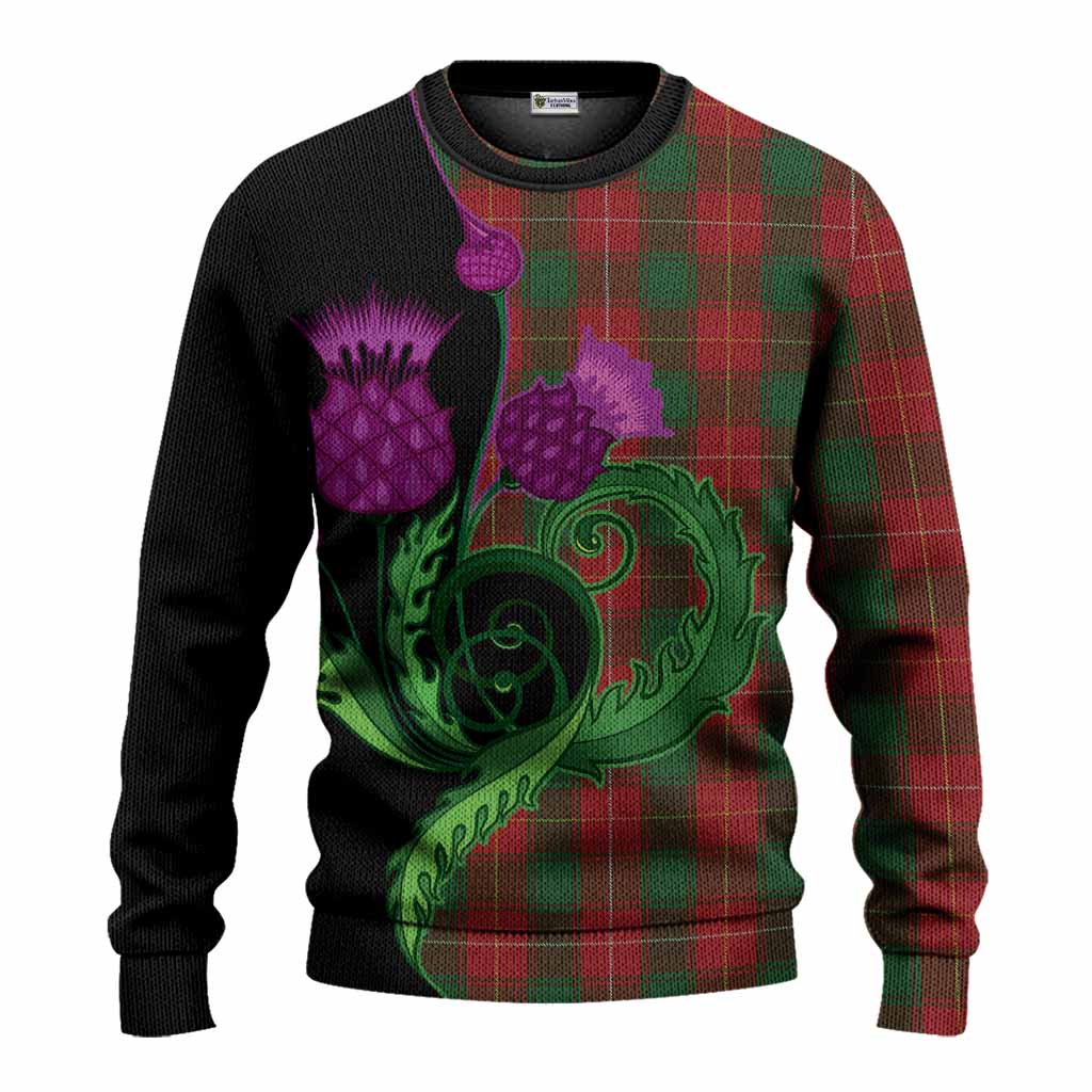MacPhee (McPhee) Tartan Knitted Sweater Traditional Scottish Thistle