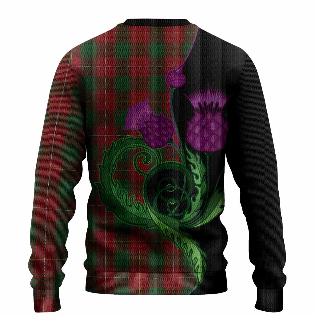 MacPhee (McPhee) Tartan Knitted Sweater Traditional Scottish Thistle