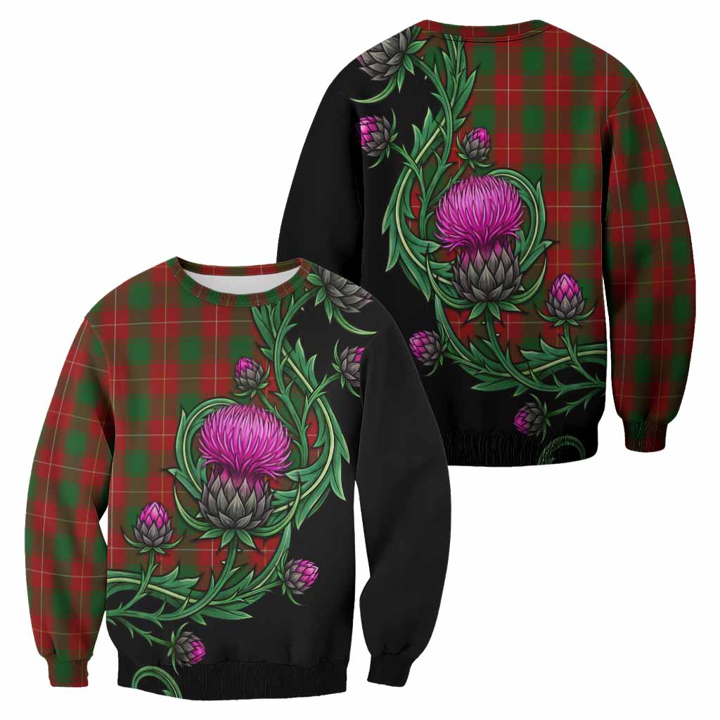 MacPhee (McPhee) Tartan Sweatshirt Resilient Scottish Thistle - Tartan Vibes Clothing