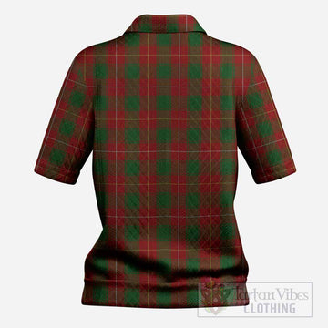 MacPhee (McPhee) Tartan Women’s Polo Sweater Top with Family Crest
