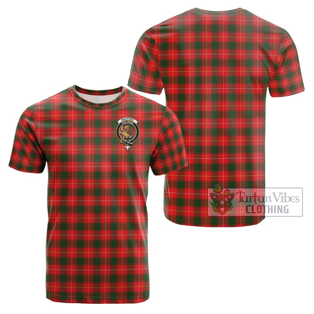 MacPhee Modern Tartan Cotton T-Shirt with Family Crest Kid's Shirt - Tartanvibesclothing Shop