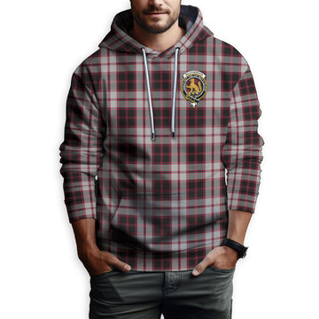 MacPherson Tartan Hoodie with Family Crest