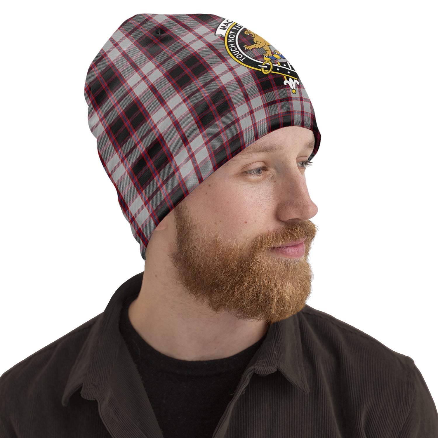 macpherson-tartan-beanies-hat-with-family-crest