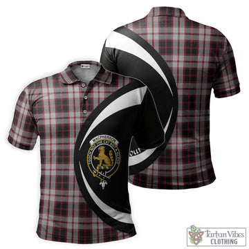 MacPherson (McPherson) Tartan Men's Polo Shirt with Family Crest Circle Style Kid - Tartan Vibes Clothing