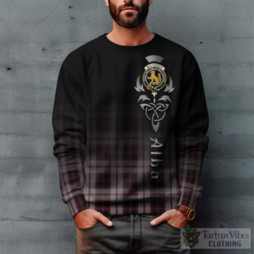 MacPherson (McPherson) Tartan Sweatshirt Featuring Alba Gu Brath Family Crest Celtic Inspired
