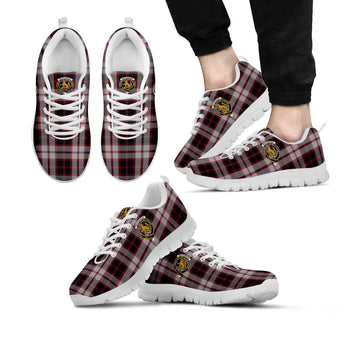 MacPherson (McPherson) Tartan Sneakers with Family Crest