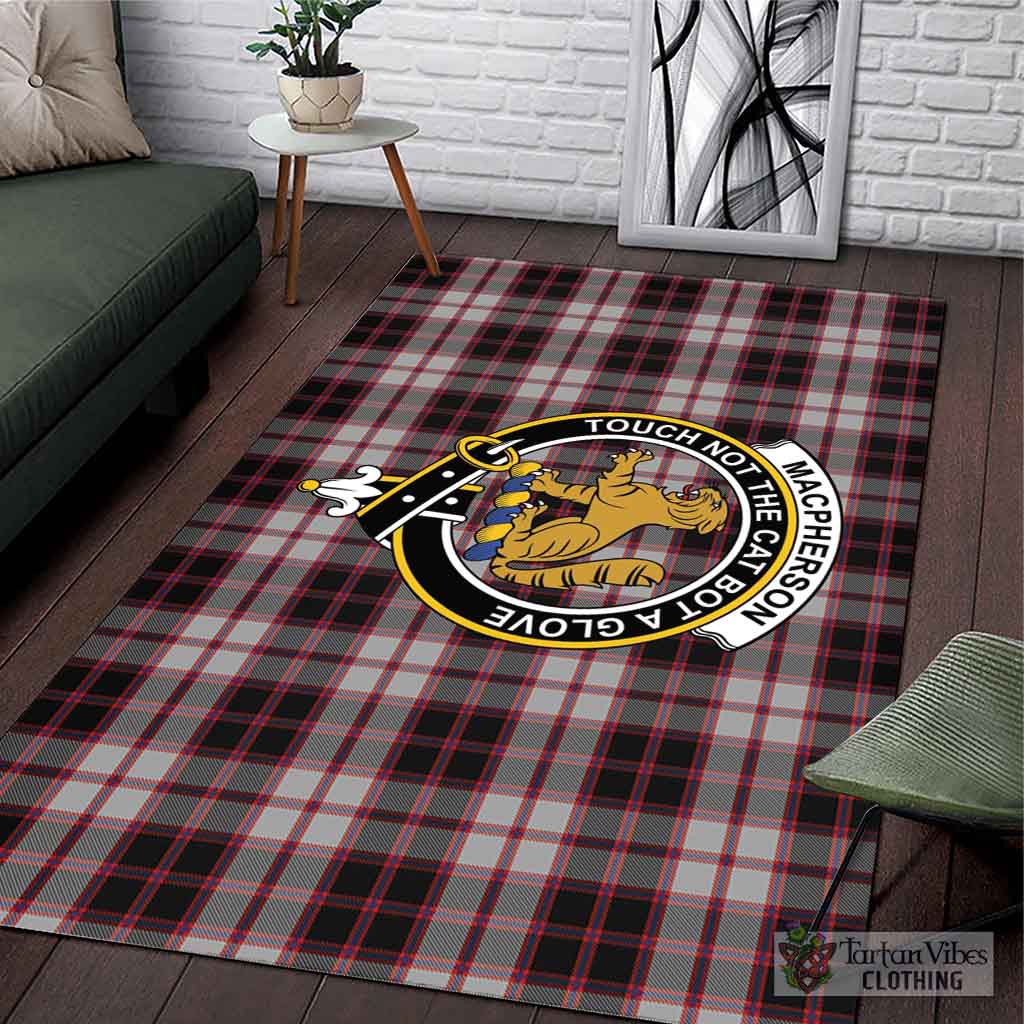MacLean Tartan Crest Area Rug