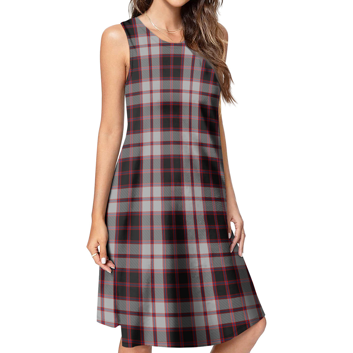 MacPherson Tartan Womens Casual Dresses - Tartanvibesclothing