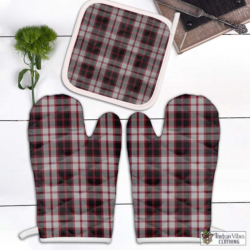 MacPherson (McPherson) Tartan Combo Oven Mitt & Pot-Holder Combo 1 Oven Mitt & 1 Pot-Holder White - Tartan Vibes Clothing