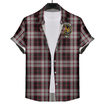 MacPherson (McPherson) Tartan Hawaiian Shirt with Family Crest
