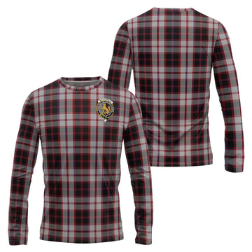 MacPherson (McPherson) Tartan Long Sleeve T-Shirt with Family Crest