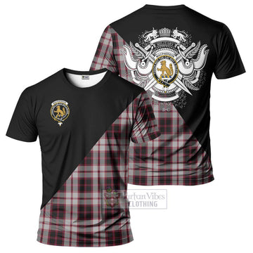 MacPherson (McPherson) Tartan T-Shirt with Family Crest and Military Logo Style Kid's Shirt - Tartanvibesclothing Shop