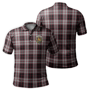MacPherson (McPherson) Tartan Men's Polo Shirt with Family Crest