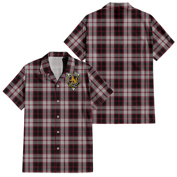 MacPherson (McPherson) Tartan Hawaiian Shirt with Family Crest