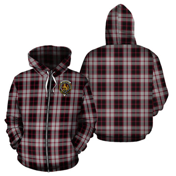 MacPherson (McPherson) Tartan Hoodie with Family Crest