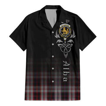 MacPherson (McPherson) Tartan Hawaiian Shirt Shirt Featuring Alba Gu Brath Family Crest Celtic Inspired