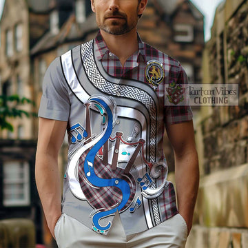 MacPherson (McPherson) Tartan Hawaiian Shirt with Epic Bagpipe Style