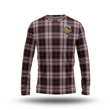 MacPherson (McPherson) Tartan Long Sleeve T-Shirt with Family Crest