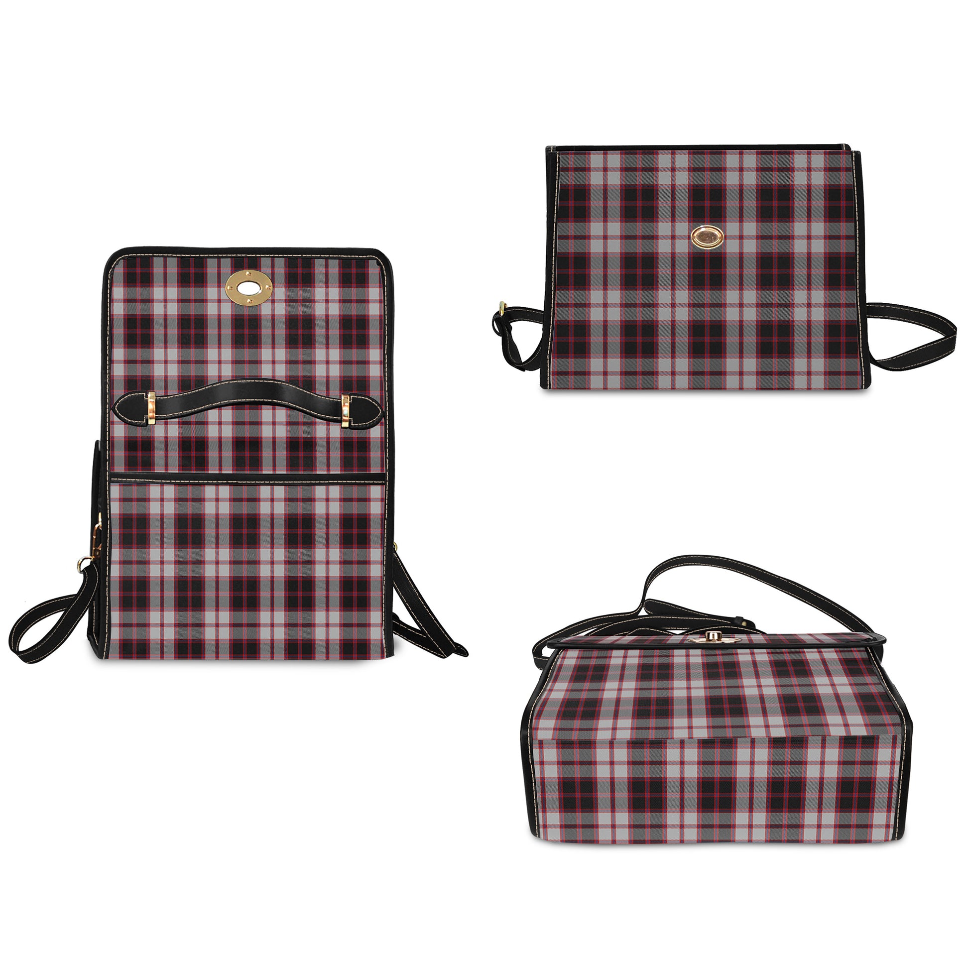 MacPherson (McPherson) Tartan Waterproof Canvas Bag - Tartan Vibes Clothing