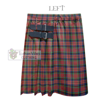 MacPherson Ancient Tartan Men's Pleated Skirt - Fashion Casual Retro Scottish Kilt Style