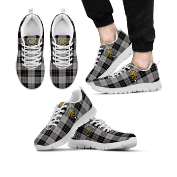 MacPherson Dress Tartan Sneakers with Family Crest