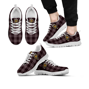 MacPherson Hunting Tartan Sneakers with Family Crest