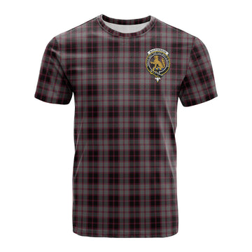 MacPherson Hunting Tartan T-Shirt with Family Crest