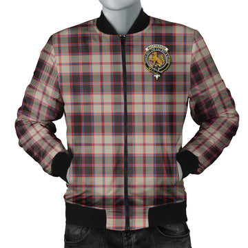 MacPherson Hunting Ancient Tartan Bomber Jacket with Family Crest