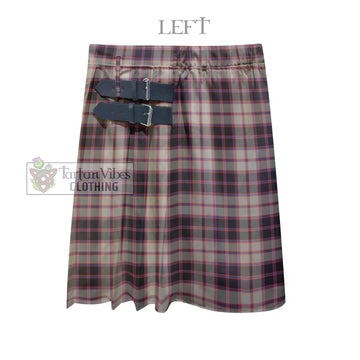 MacPherson Hunting Ancient Tartan Men's Pleated Skirt - Fashion Casual Retro Scottish Kilt Style