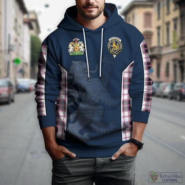 MacPherson Hunting Modern Tartan Hoodie with Family Crest and Lion Rampant Vibes Sport Style